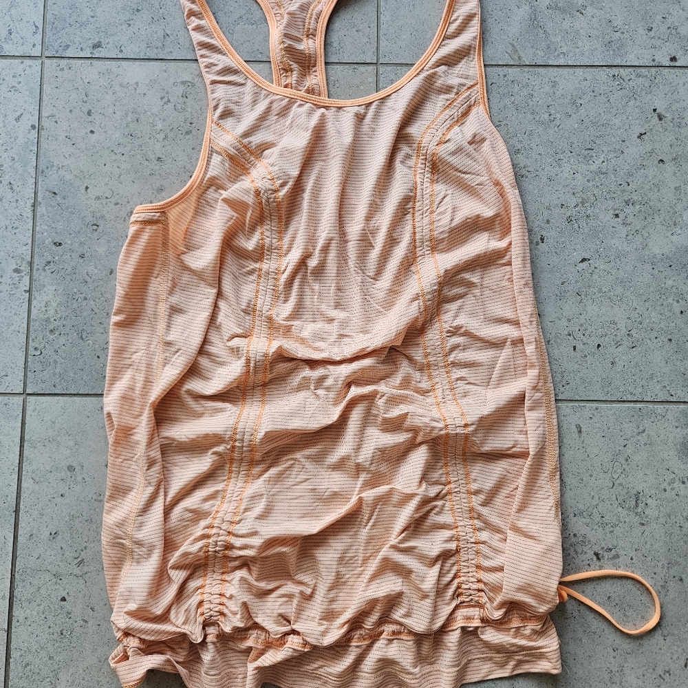 LULULEMON Athletic / Workout Tank - fluorescent peach